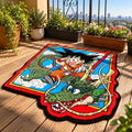 Tapis Dragon Ball Goku et Shenron antidérapant
