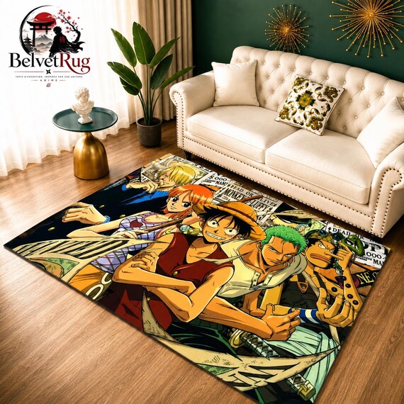 Tapis anime 3D — Visuel coloré — Vue 5