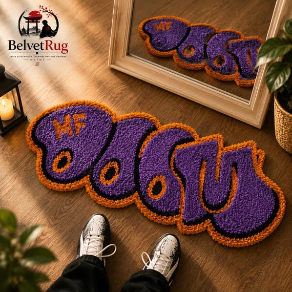Tapis MF DOOM en peluche — Vue 2