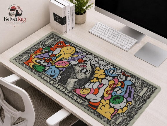 Tapis de bureau gaming — Dollar — Vue 2