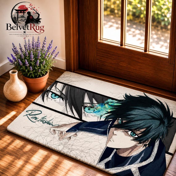 Tapis Blue Lock en flanelle — Vue 8