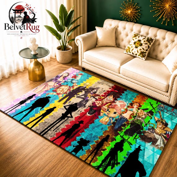 Tapis anime 3D — Visuel coloré — Vue 6