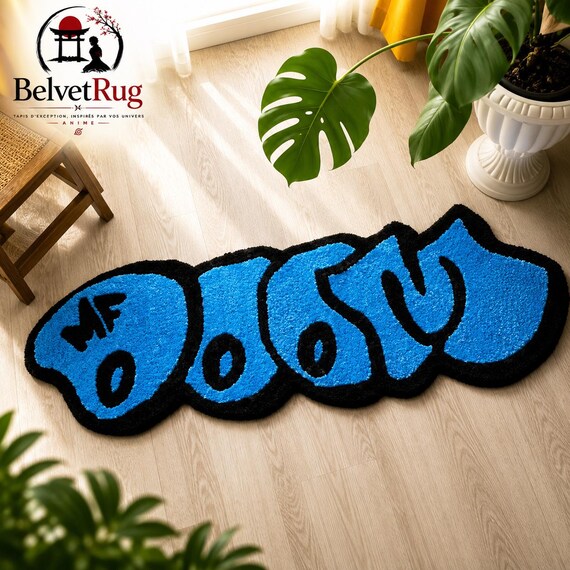 Tapis MF DOOM en peluche — Vue 3