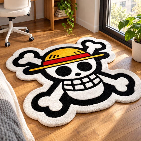 Tapis One Piece — Emblème pirate — Vue 2